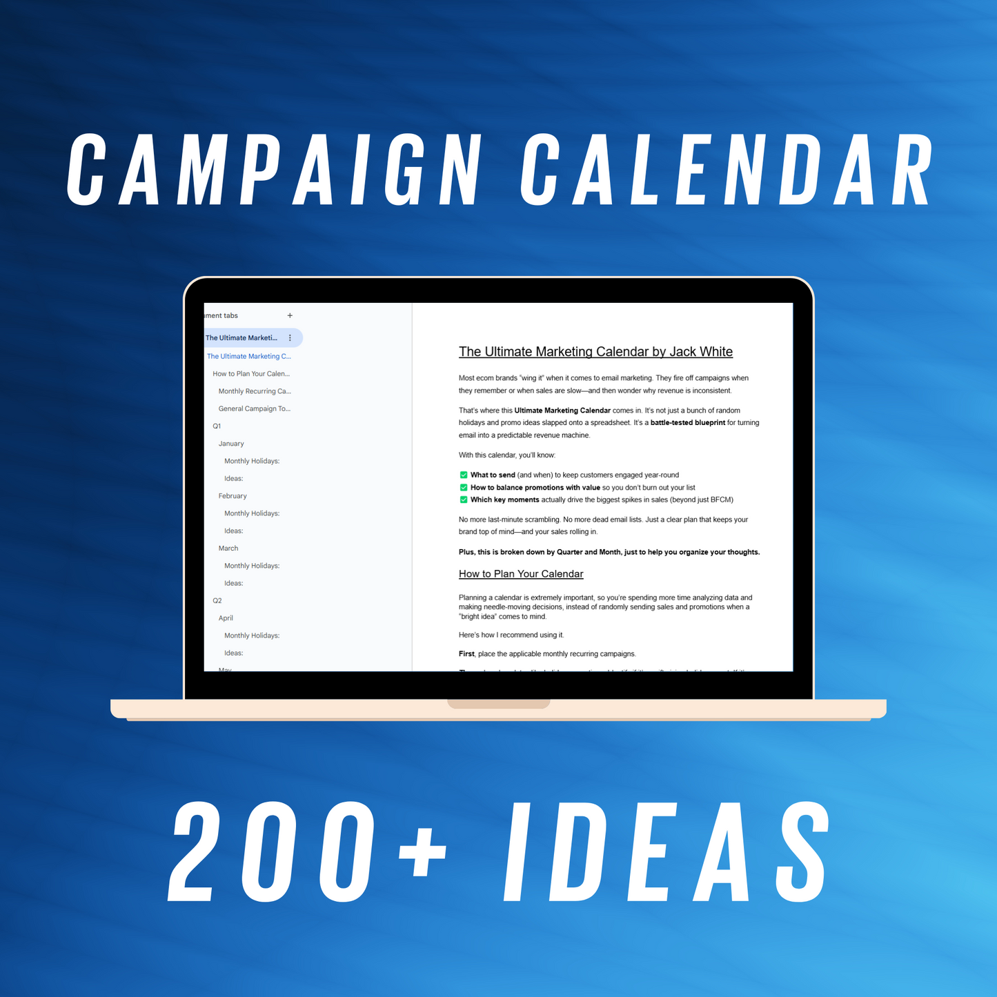 The Ultimate Email Marketing Calendar