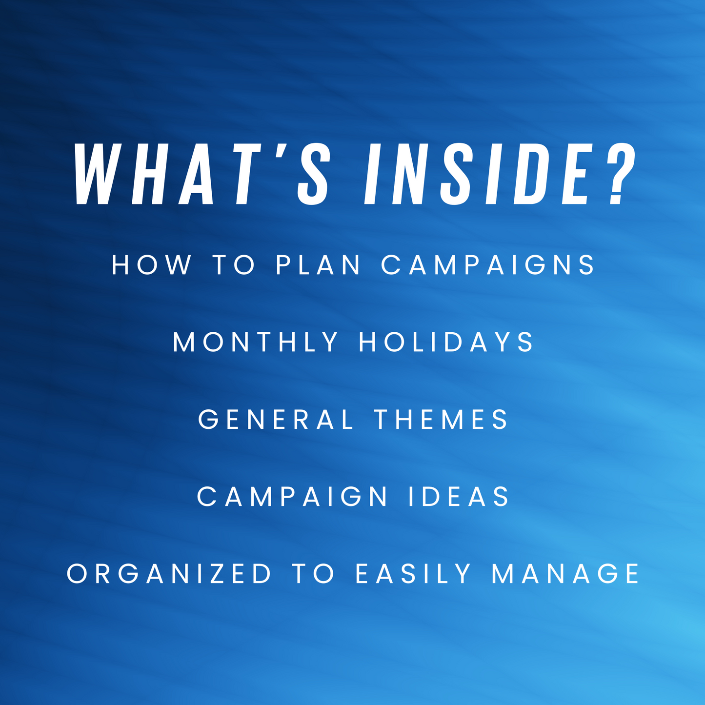 The Ultimate Email Marketing Calendar